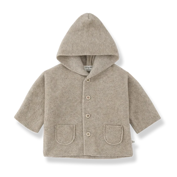 +1 in the Family – Menton Hooded Jacket in Beige