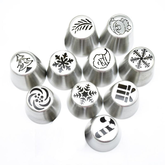 Christmas Nozzle Set (10 PCS)