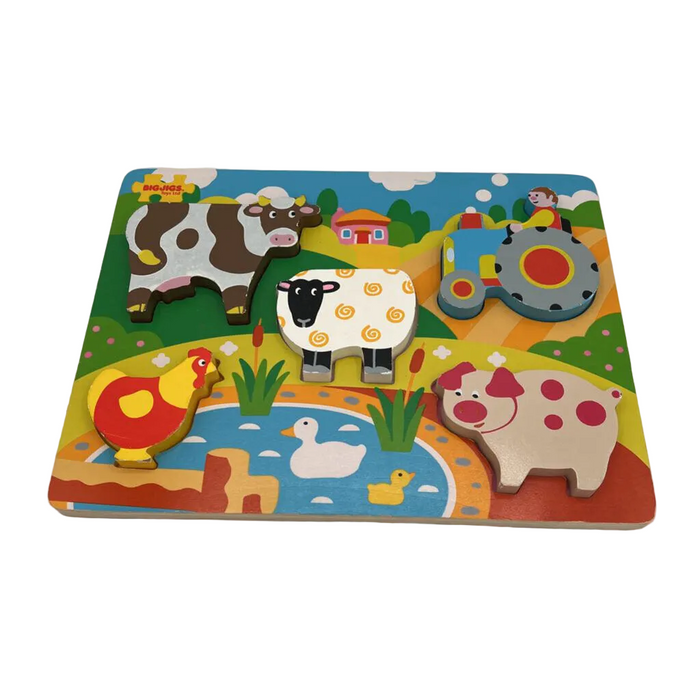 Chunky Wooden Farm Puzzle