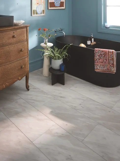 Coretec Plus – Perfecta Marble 12"x24" Tile - GreenFlooringSupply.com