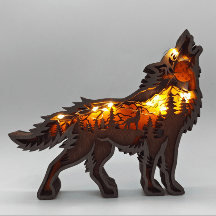 wolf / with light
