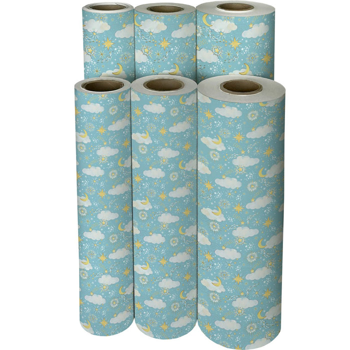 Gift Wrap - Twinkle Stars - Recycled Fiber