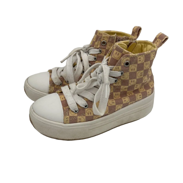 High Top Zipper/Smiley Face
