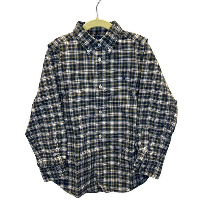 LS Collared Button Down / Plaid