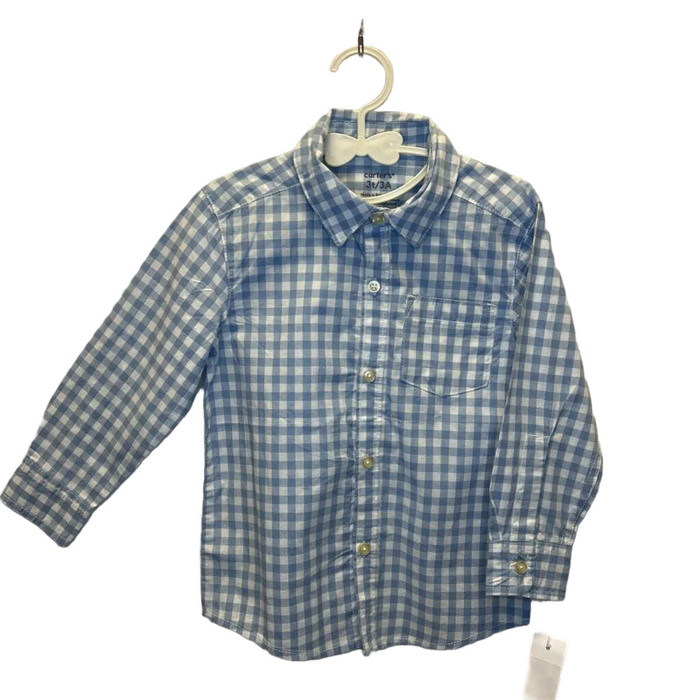 LS Collared Button Down Shirt/Gingham