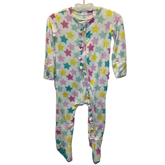 LS Footed Onesie / Stars
