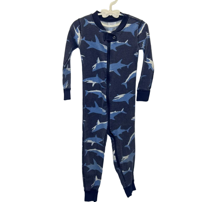 LS Footless Onesie / Sharks