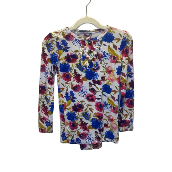 LS Shirt + Pants Pajamas / Flowers