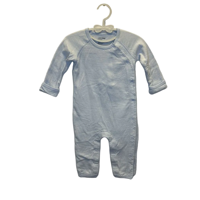 LS Striped Footless Romper