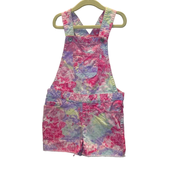 Overall Shorts/Tie Dye