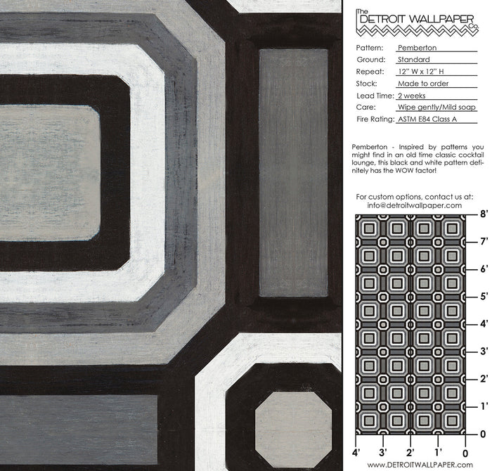 Pemberton <br> Wallpaper - The Detroit Wallpaper Co.