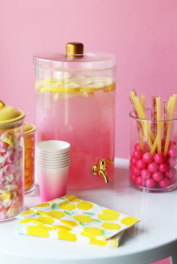 Pink Ombre Drink Dispenser