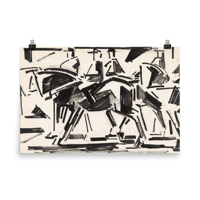 "Ruiters (1906)" Art Print - Lone Fox