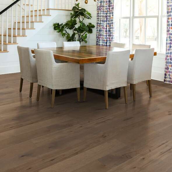 Shaw Castlewood Hickory Engineered Wood - Greyfriar 7.5" - GreenFlooringSupply.com