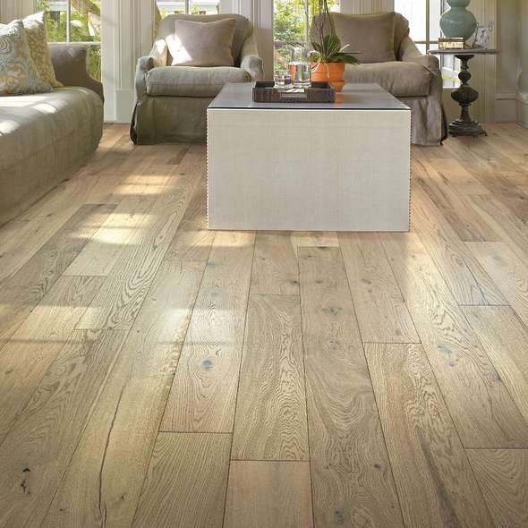 Shaw Couture Oak Engineered Wood - Crema 7.5" - GreenFlooringSupply.com