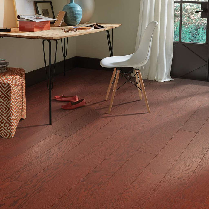 Shaw Epic Albright Oak Hardwood Flooring - Cherry 5" - GreenFlooringSupply.com