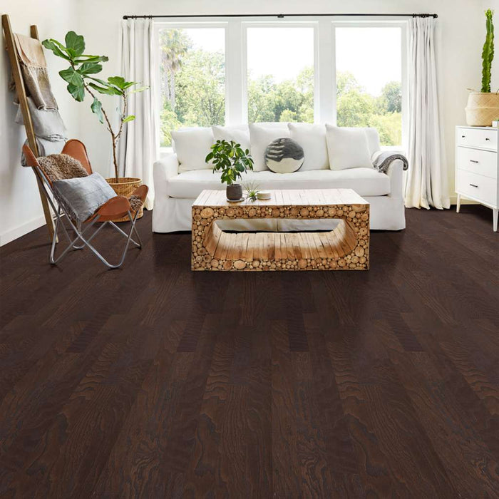 Shaw Epic Albright Oak Hardwood Flooring - Chocolate 3.25" - GreenFlooringSupply.com