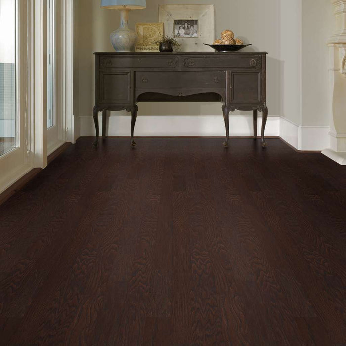 Shaw Epic Albright Oak Hardwood Flooring - Coffee Bean 3.25" - GreenFlooringSupply.com