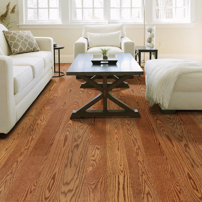 Shaw Epic Lineage Oak Hardwood Flooring - Gunstock 5" - GreenFlooringSupply.com