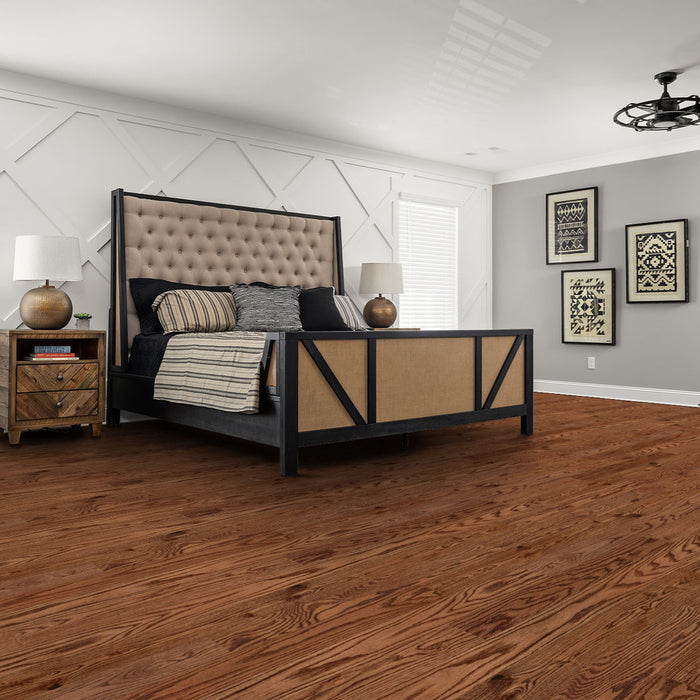 Shaw Epic Lineage Oak Hardwood Flooring - Saddle 5" - GreenFlooringSupply.com