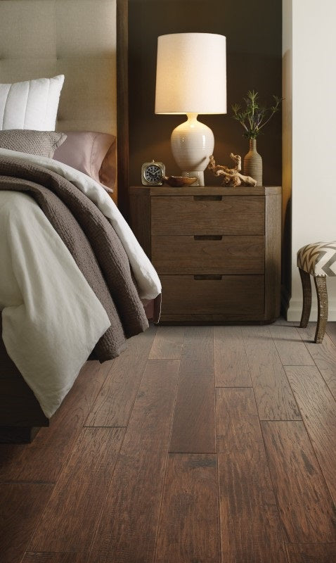 Shaw Repel Pebble Hill Hickory Engineered Hardwood Flooring - Weathered Saddle 6" - GreenFlooringSupply.com