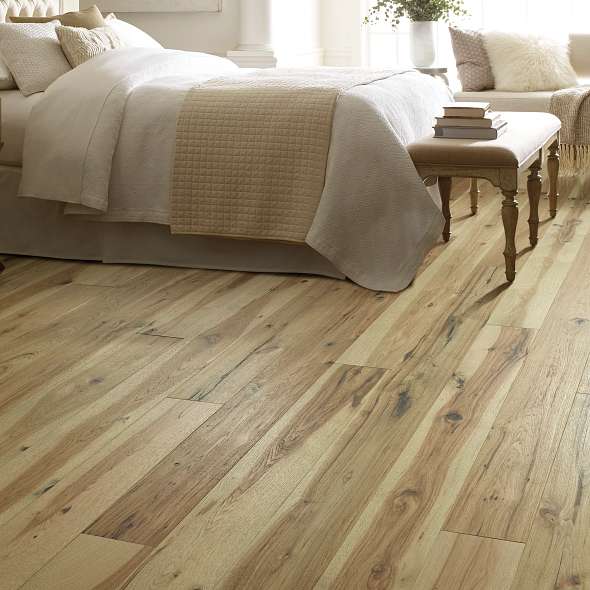Shaw Repel Reflections Hickory Engineered Hardwood Flooring - Luminous 7" - GreenFlooringSupply.com