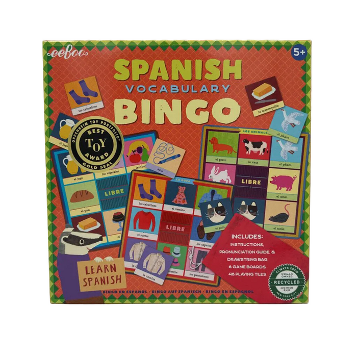 Spanish Vocabulary Bingo: Brand New