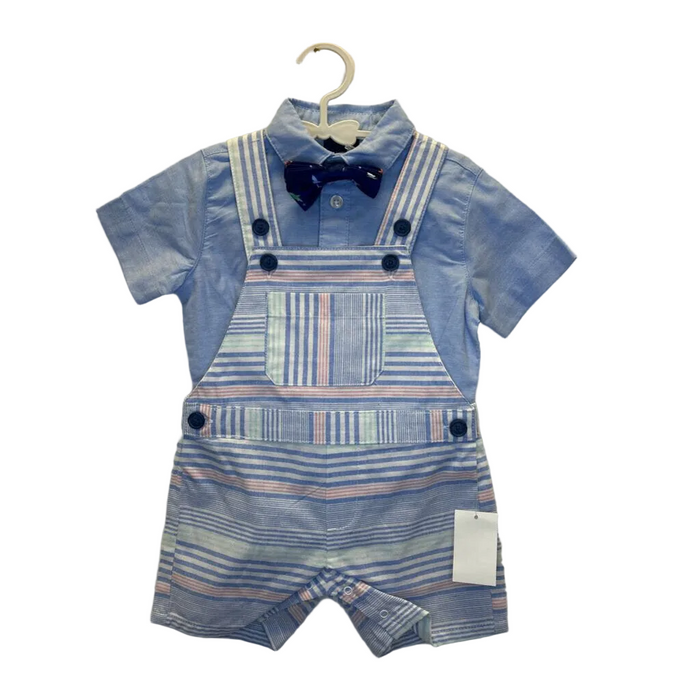 SS Collared Shirt & Overall Set