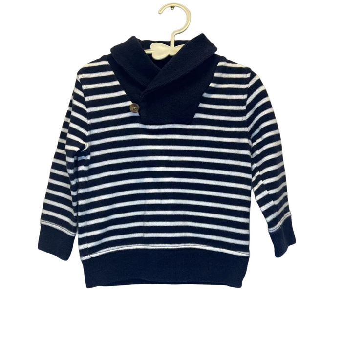 Striped Large Collar