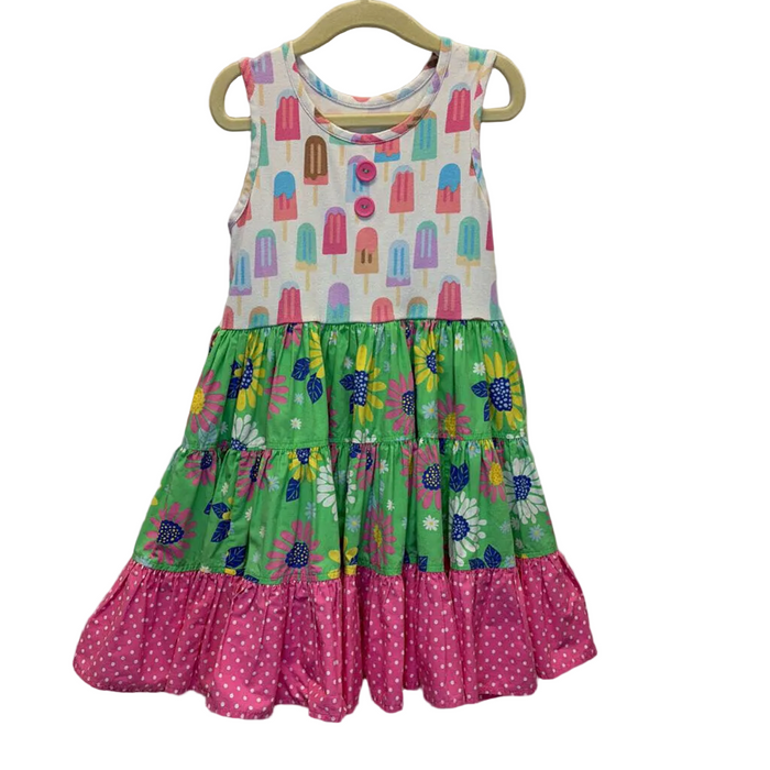Tank Top Dress / Popsicles& Flowers