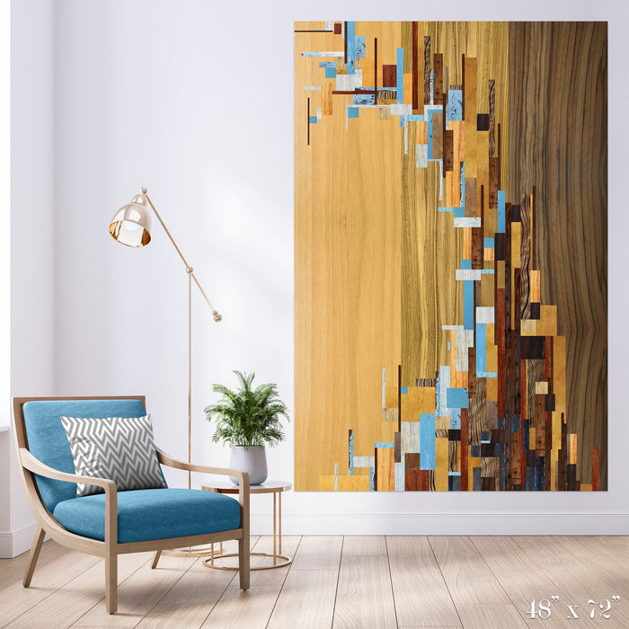 Tsunami Colossal Art Print - Trendy Custom Wallpaper | Contemporary Wallpaper Designs | The Detroit Wallpaper Co.
