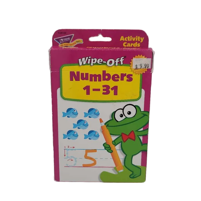 Wipe-Off Numbers 1-31
