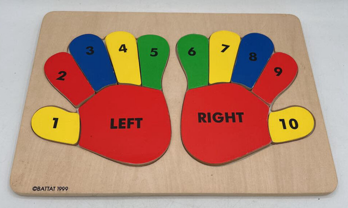 Wooden Hand Counting Puzzle