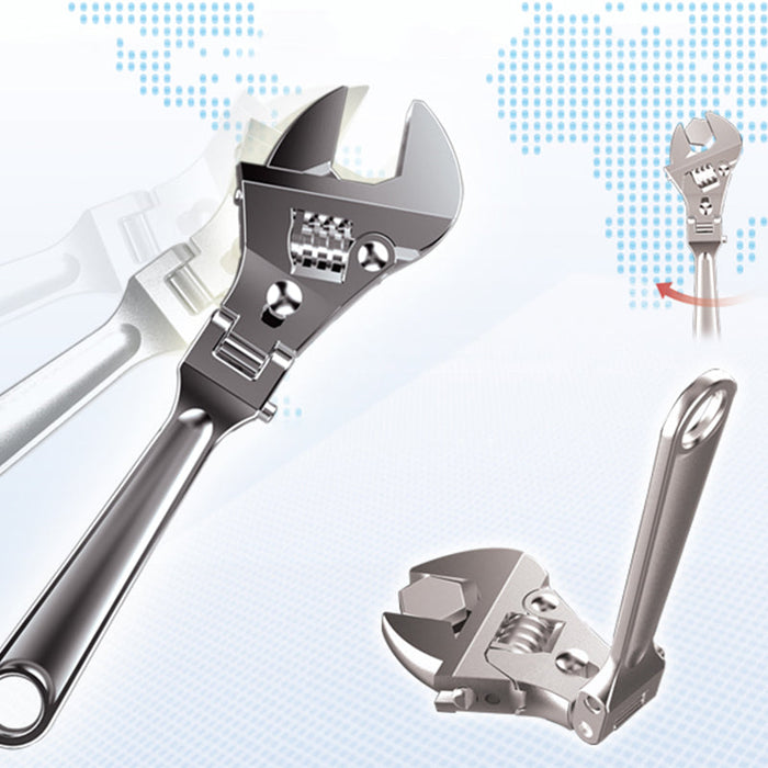 8 inch Adjustable Ratchet Wrench