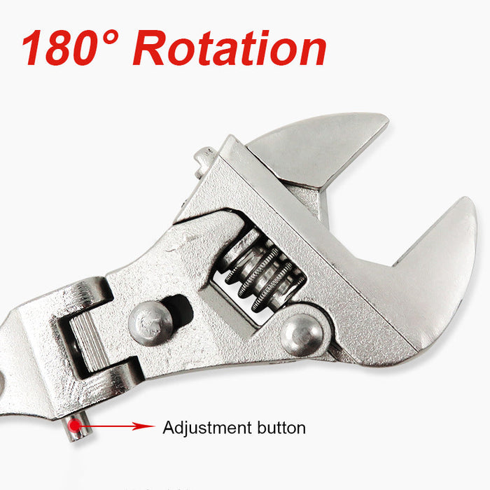 8 inch Adjustable Ratchet Wrench