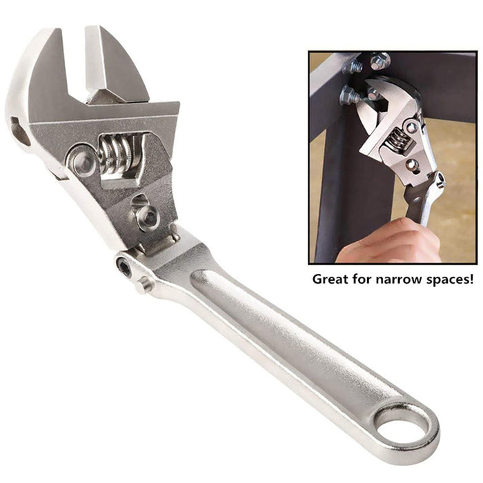 8 inch Adjustable Ratchet Wrench
