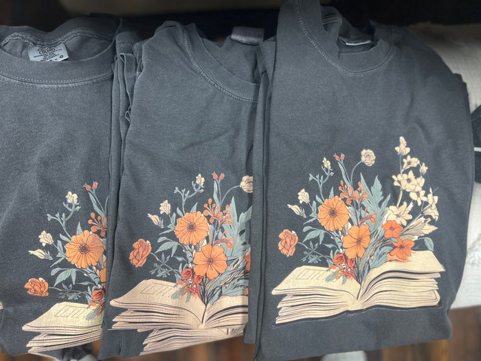 BOOK + FLOWER