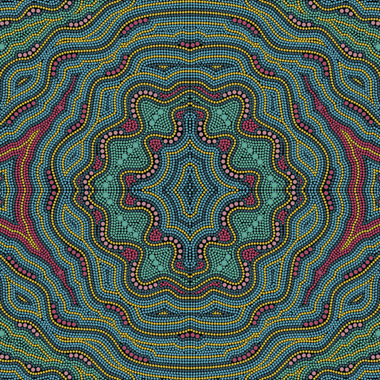 Aboriginal - Dingo - The Detroit Wallpaper Co.