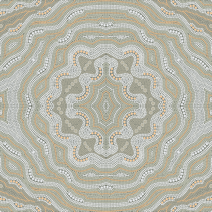 Aboriginal - Kangaroo - Trendy Custom Wallpaper | Contemporary Wallpaper Designs | The Detroit Wallpaper Co.