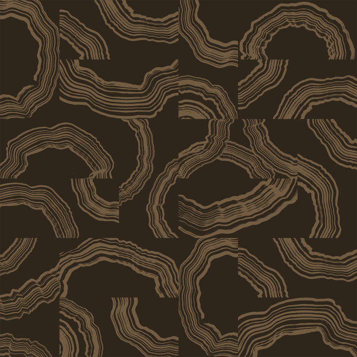 Arced - Basswood <br> Wallpaper