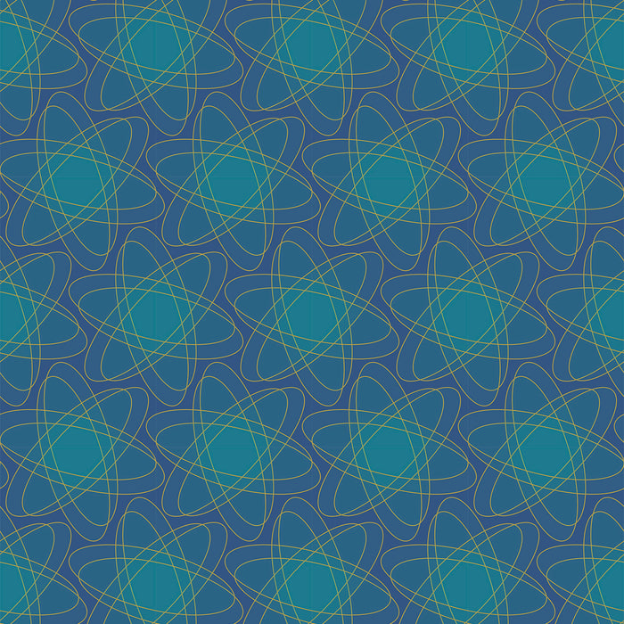 Atomic Age - Electron <br> Wallpaper - The Detroit Wallpaper Co.