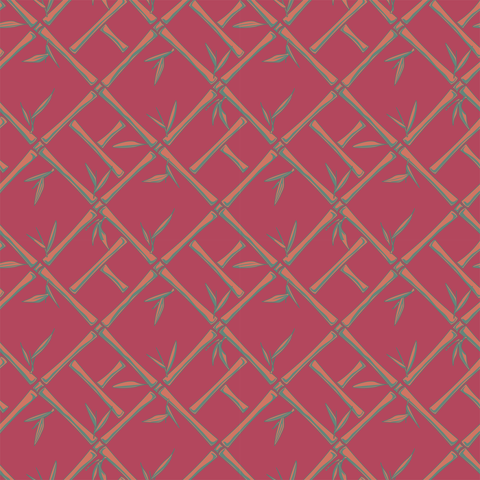 Bamboo - Beet - Trendy Custom Wallpaper | Contemporary Wallpaper Designs | The Detroit Wallpaper Co.