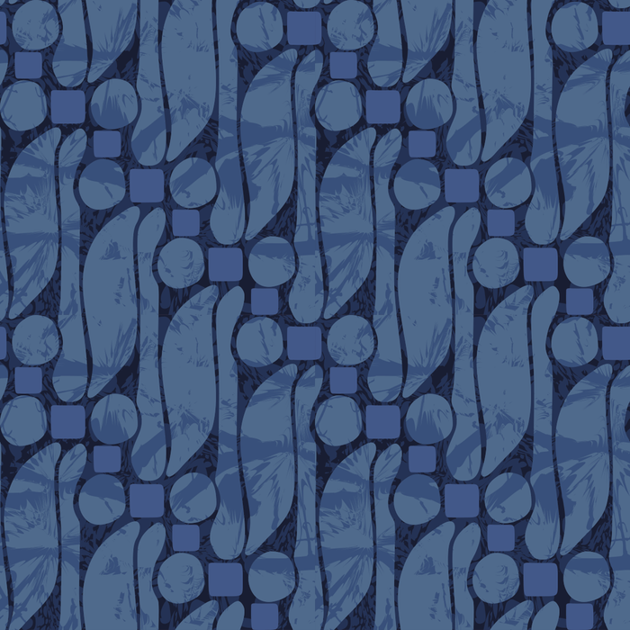 Batik - Deep - Trendy Custom Wallpaper | Contemporary Wallpaper Designs | The Detroit Wallpaper Co.