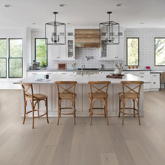 Bjelin Oak Nature XL Earth Grey Oak flooring installed in a room