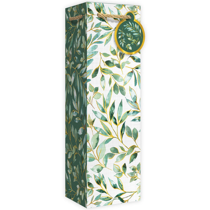 Bottle Tote - Elegant Leaves - 6 Count - GBB464