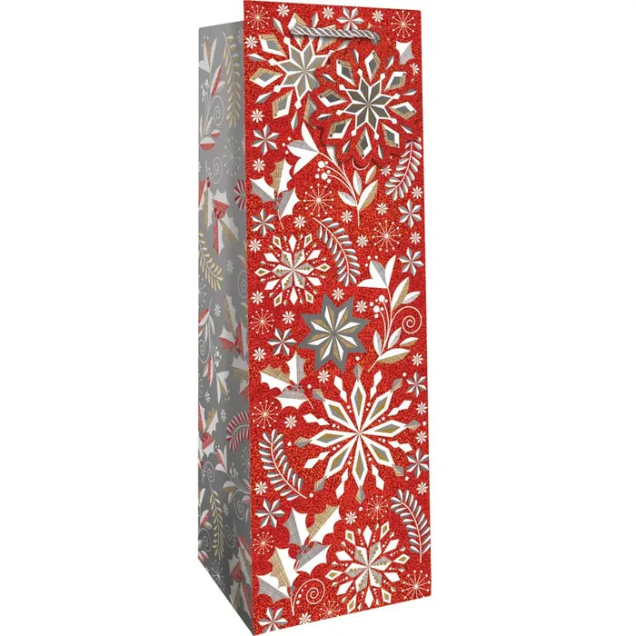 Bottle Tote - Merriment Red - XBT704