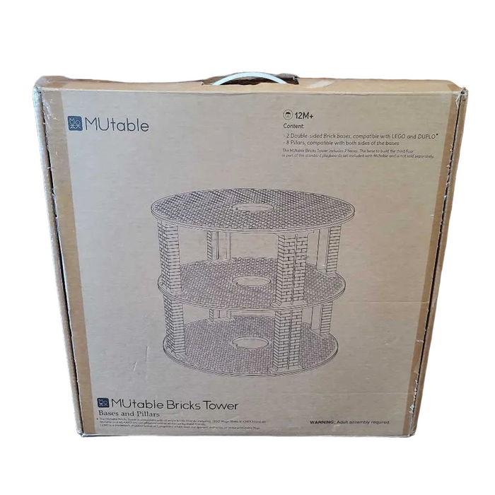 Bricks Tower-Double Sided Base & Pillars