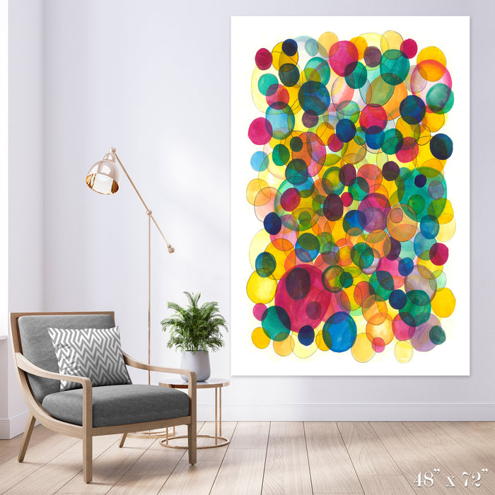 Bubble Colossal Art Print - The Detroit Wallpaper Co.