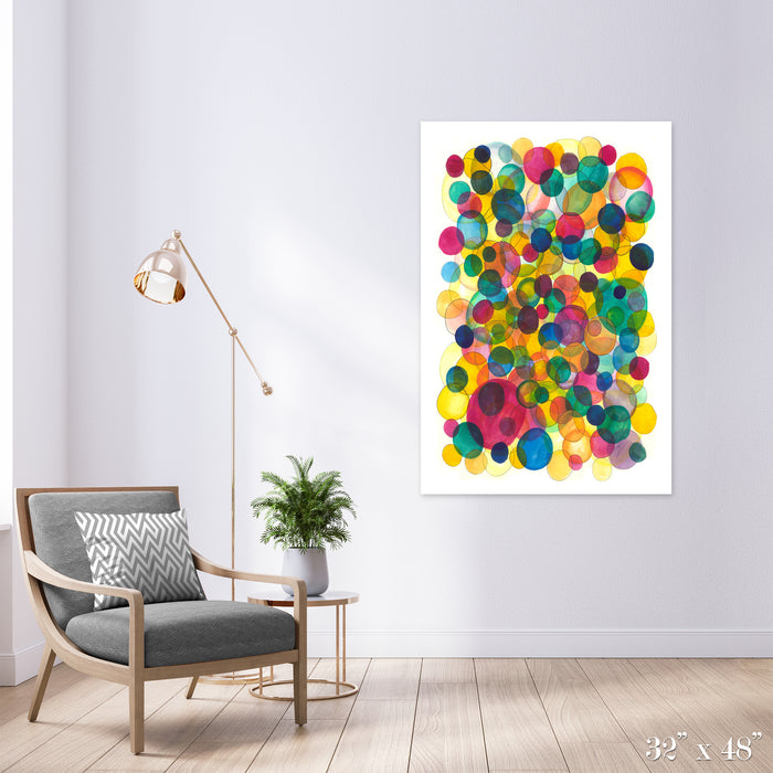 Bubble Colossal Art Print - The Detroit Wallpaper Co.