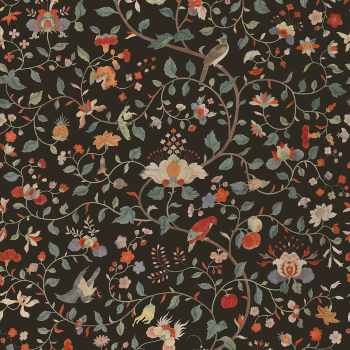 Cachepot - Graphite <br> Wallpaper - The Detroit Wallpaper Co.